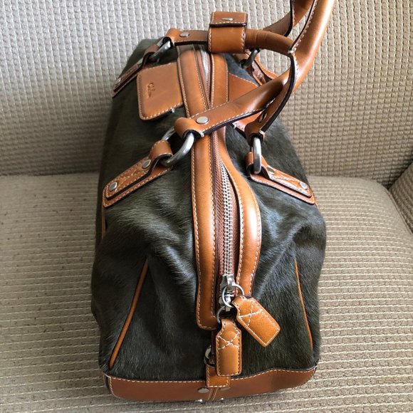 Cole Haan Women's Leather & Cowhide Hair Satchel . - Picture 3 of 15